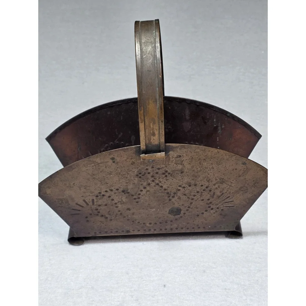 Solid Copper Vintage Napkin Holder Pfaltzgraff Village U.S.A.